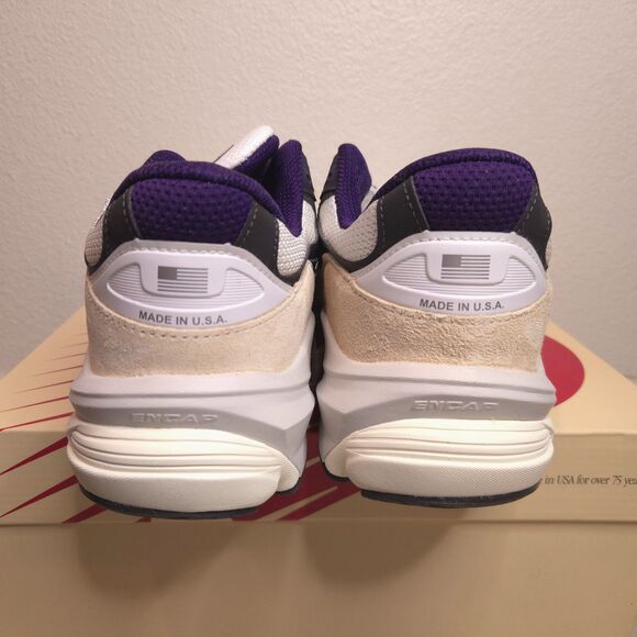 New Balance 990v6 Teddy Santis White Black Plum Phantom Made USA SZ 11 U990BW6 main image 5